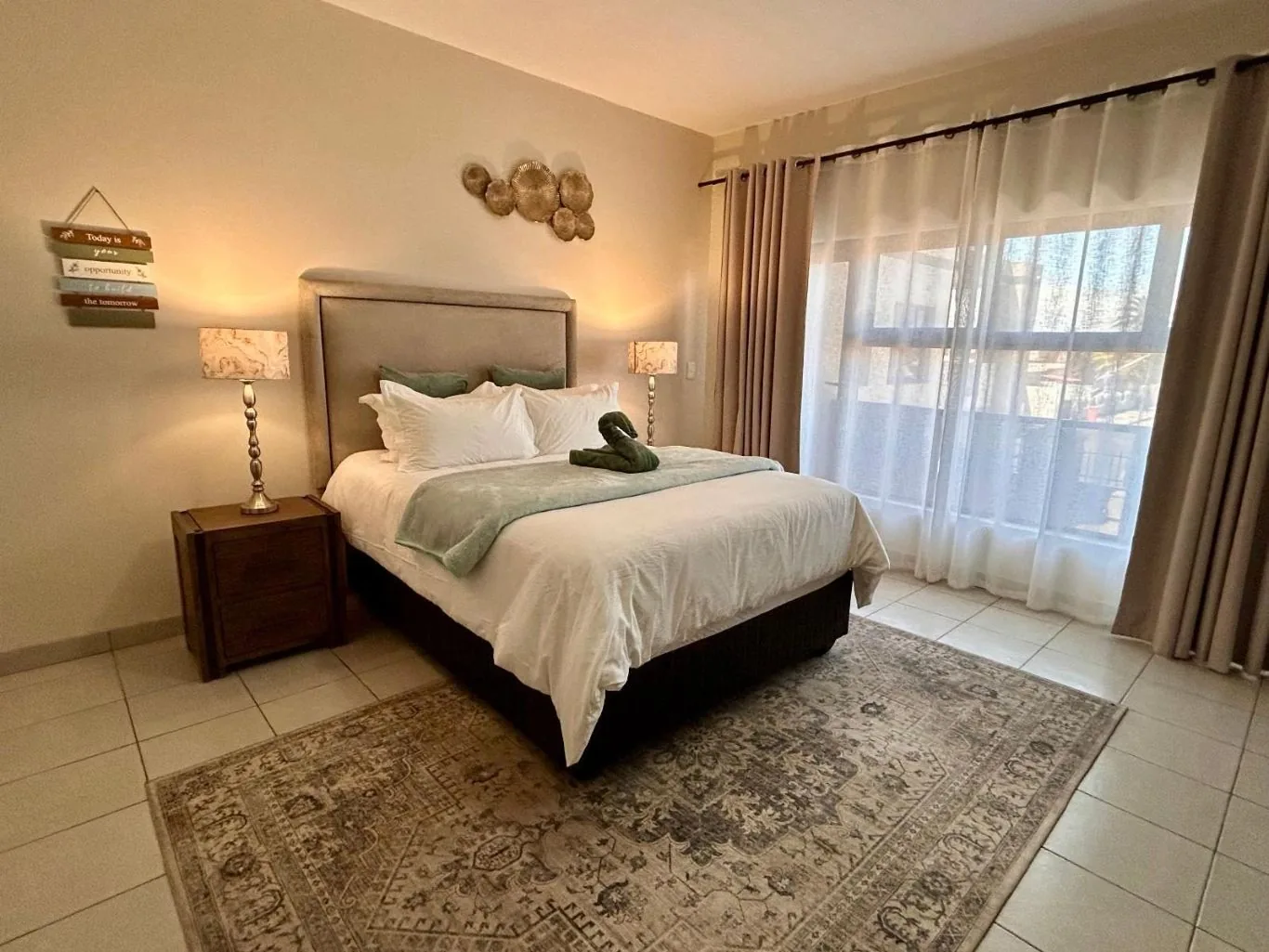 Standard Queen — the room, wide